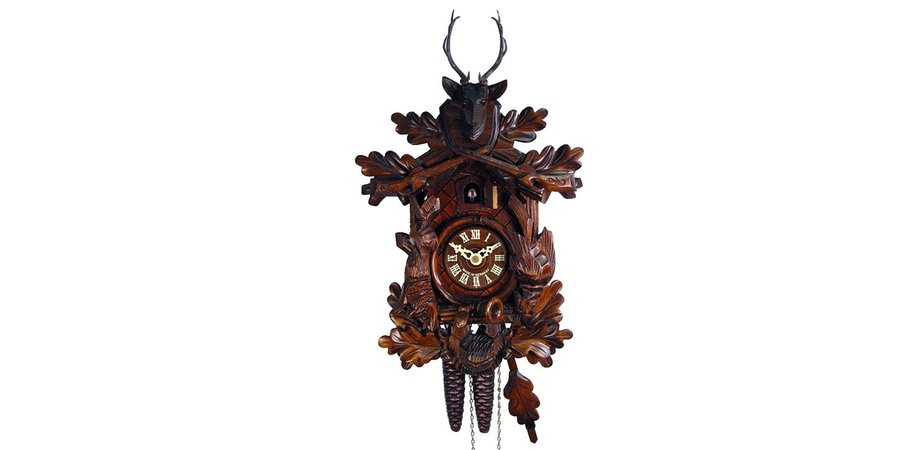 Comprar reloj de cuco cabeza de ciervo DV- Marketing, reloj cuco super barato, reloj de cuco wallapop