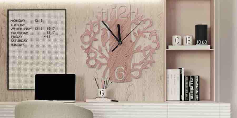Relojes de pared en madera vintage